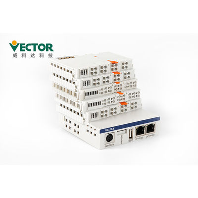 Contrôleur programmable For Cutting Machine de logique de PLC d'autobus d'Ethercat de vecteur